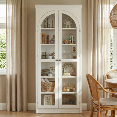 Garde-manger à arche 86,6 po H avec portes