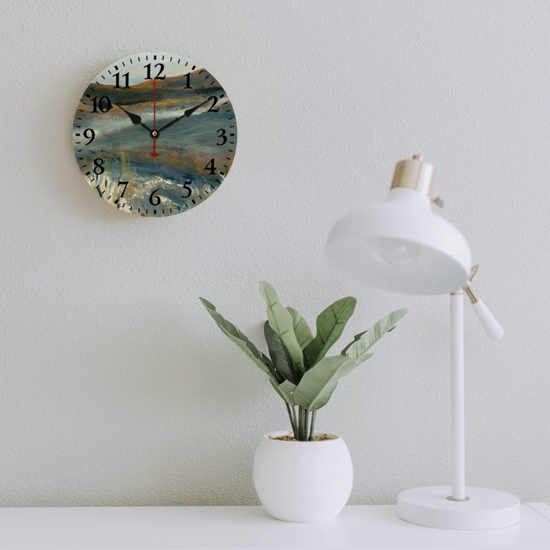 Abstract Landscape 12 x 12 Inch Accent Wall Decor