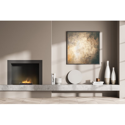 Senso Planika 38 cm W Black Bio-Ethanol Fireplace with 8500 BTU