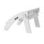 Repose-pieds de patio en PEHD Adirondack 17,7 po x l 19,7 po x H 13,8 po Adirondack