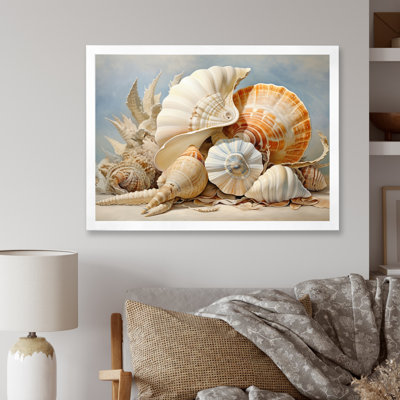 Collage de coquillages contemporains