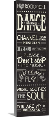 I-impression d’art textuel Music Lovers