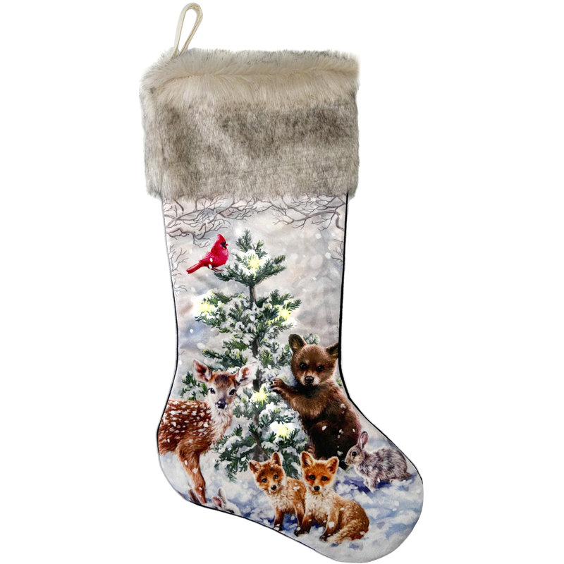 Chaussette animaux à DEL