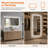 Iris 24 in. W x 36 in. H Rectangular Frameless LED Wall Bathroom Vanity Mirror in Silver-2135445958