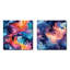 Crusse - Ensemble de 2 collages carrés abstraits-101851097-101851100