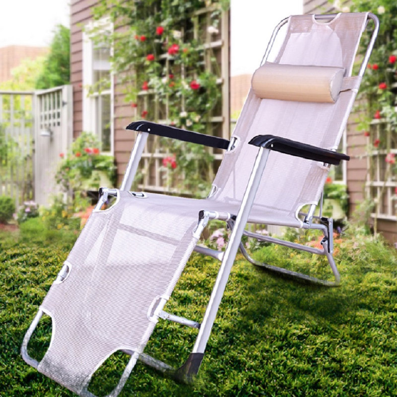 Asalee Folding Zero Gravity Chair, Grey