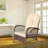 Oversized Outdoor Wicker Rocking Chair with Thick Cushions-103108420