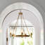 Rennick 5 - Light Waggon Wheel Chandelier