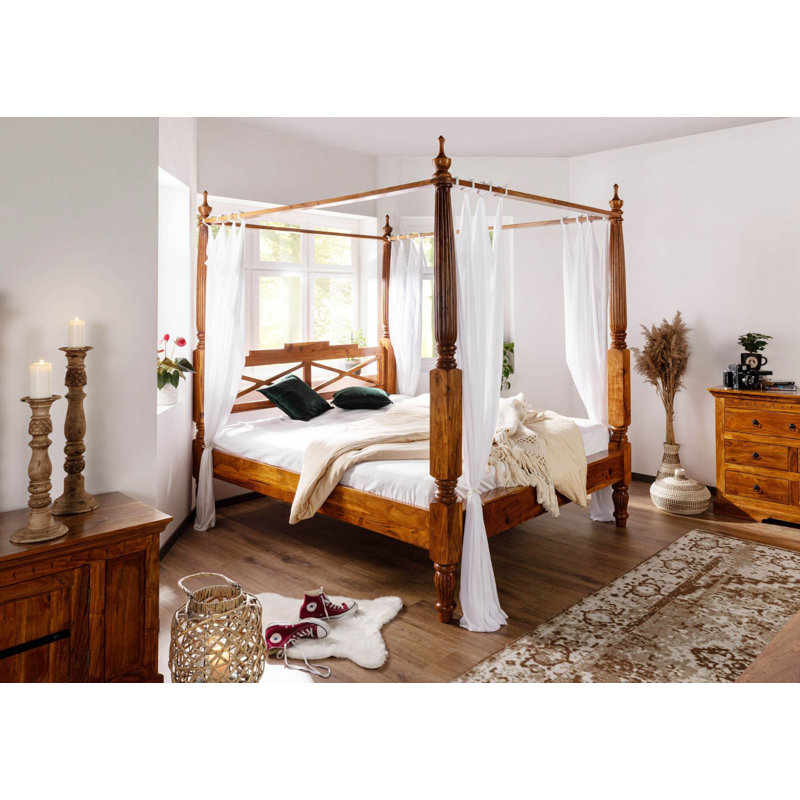 Oxford Solid Wood Bed, European Kingsize (160 x 200 cm)