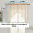 Nikole Floral Rod Pocket Lace Semi Sheer Voile Short Cafe Tiers for Small Windows - 28 x 36 Inch Length - Set of 2-1303412458