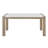 5Pc Rectangular Faux Marble Top Dining Set