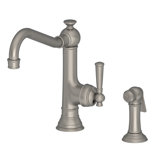 Jacobean Single Handle Kitchen Faucet with Side Spray