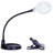 Lightview Flex LED 2.25X (5 Diopter) Magnifying Desk Lamp, Black Gooseneck with Interchangeable Weighted Base & Clamp-62954071