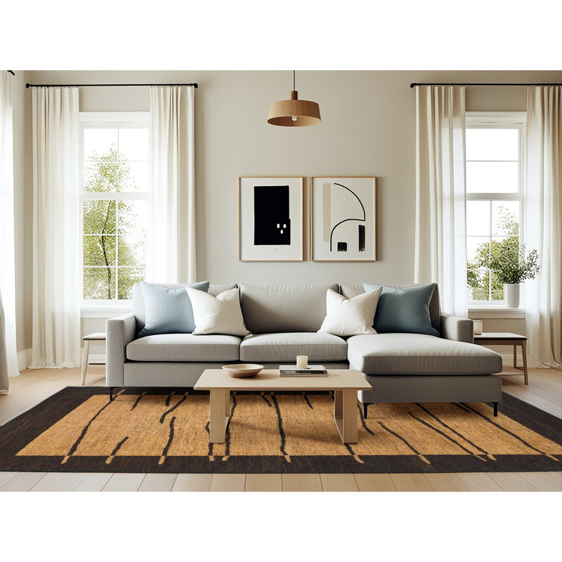 Tapis abstrait moderne 1623, Rectangle 6 pi x 9 pi