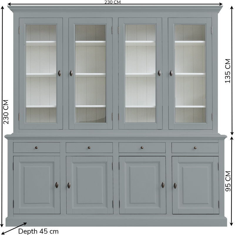 Babak Display Cabinet, Traffic Grey