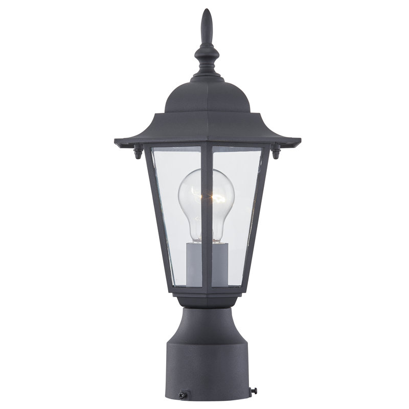 Berkett 1-Light 38.1Cm H Hardwired Lantern Head, Black