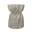 Table d'appoint - Outdoor Living Essential. Style de béton léger, oxyde de magnésium gris, 14 po x 14 po x 18,5 po, plateau de table brillant de 16,99 lb, forme de cour distincte, objet en béton