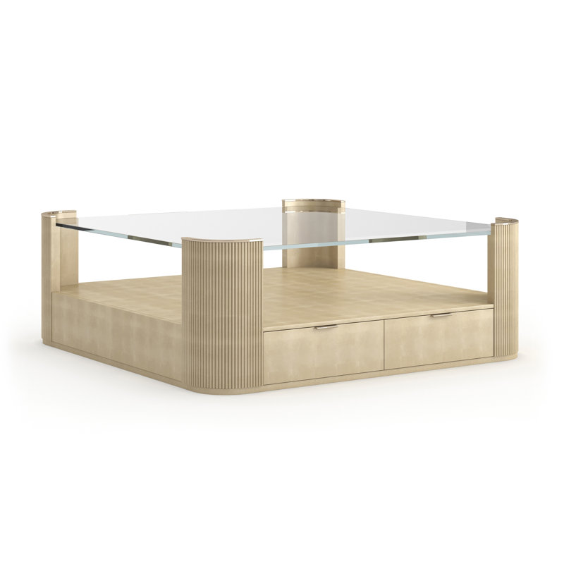 Love Square Cocktail Table - Dark Chocolate, Brown