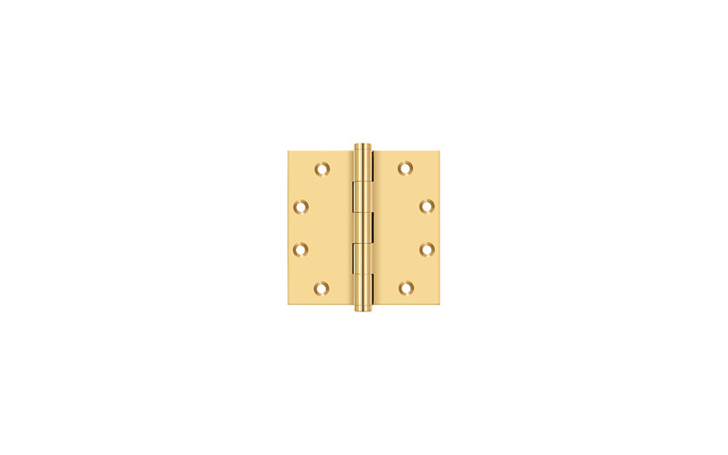 Butt Bearing Hinge, Antique Brass
