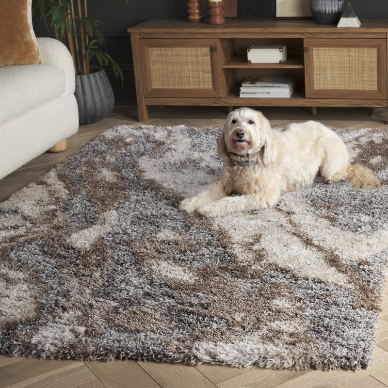 Breckon 800 Performance Abstract Rug, Rectangle 5'3" x 7'7"