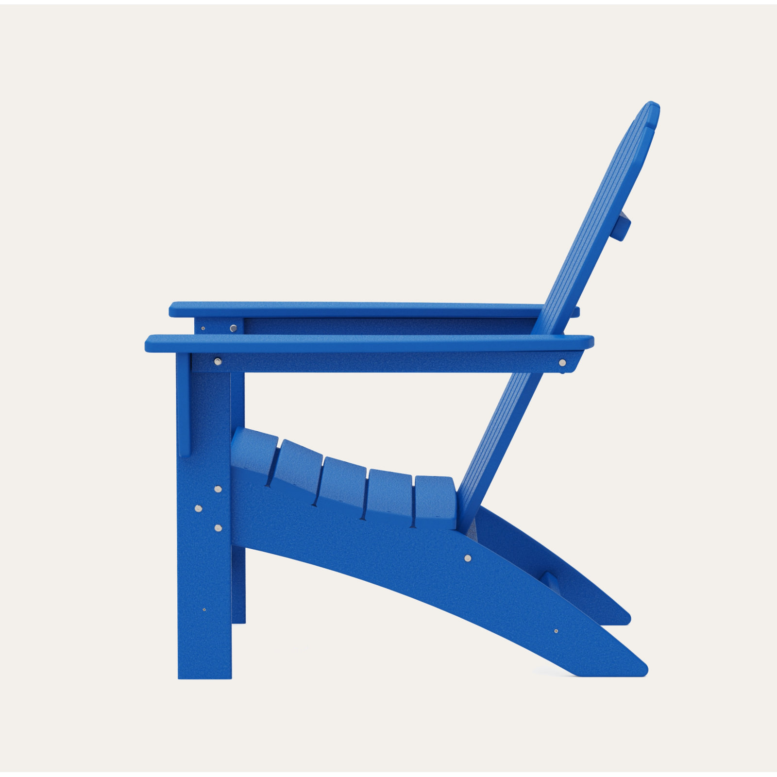 POLYWOOD® Nautical Adirondack Chair, Pacific Blue