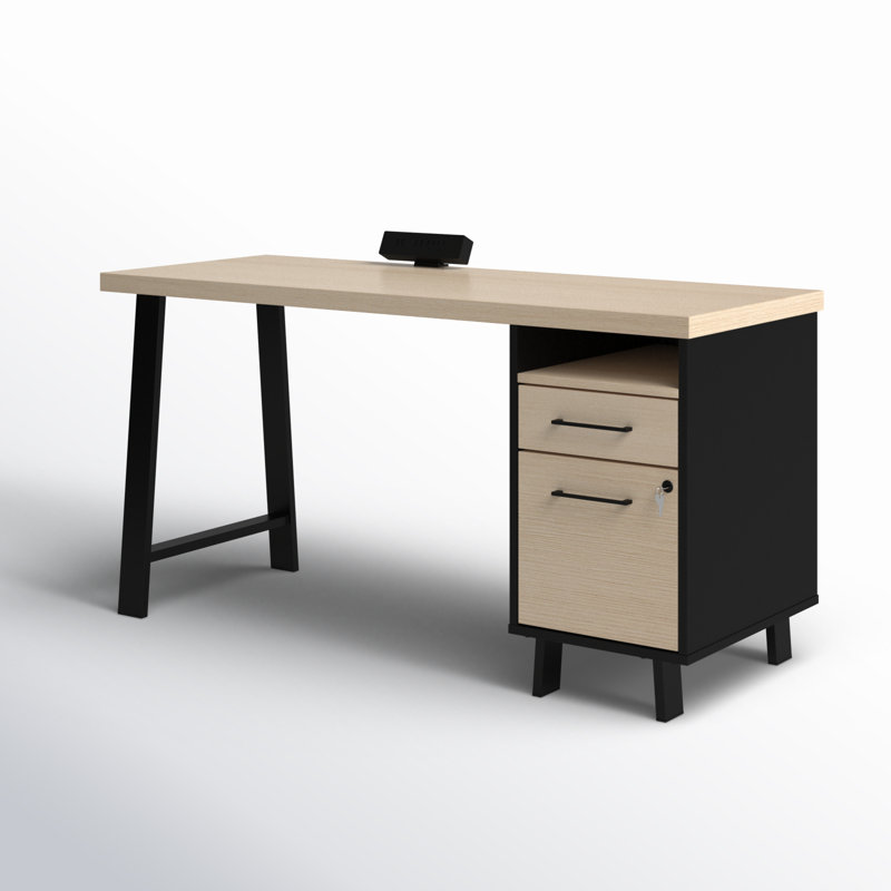 Pearcy Computer Desk, Soft Elm
