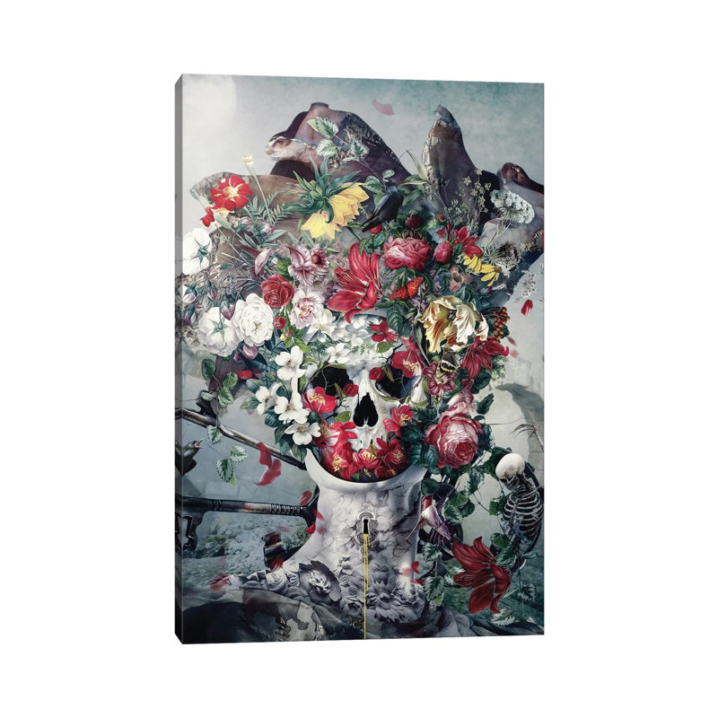 Under Lock - reproduction d'art sur toile tendue, H 18 po x l 12 po x P 1,5 po