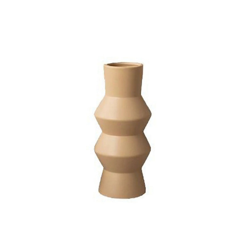 Cookinson Ceramic Table Vase, 29cm H x 11cm W x 11cm D, Brown
