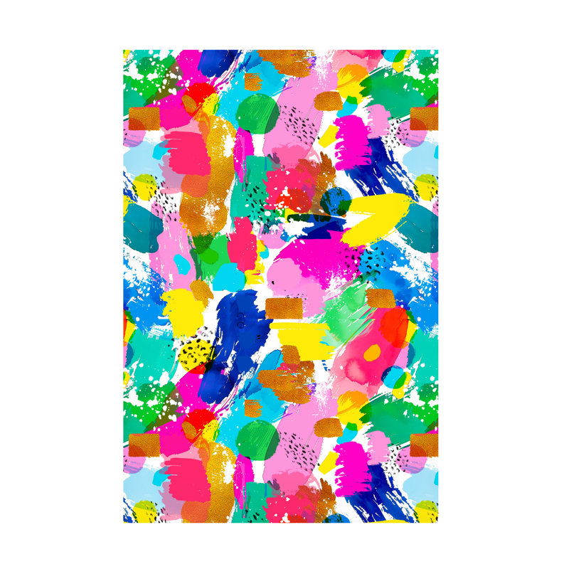 Art abstrait sur toile Jess Stempel 1, H 19 po x l 12 po