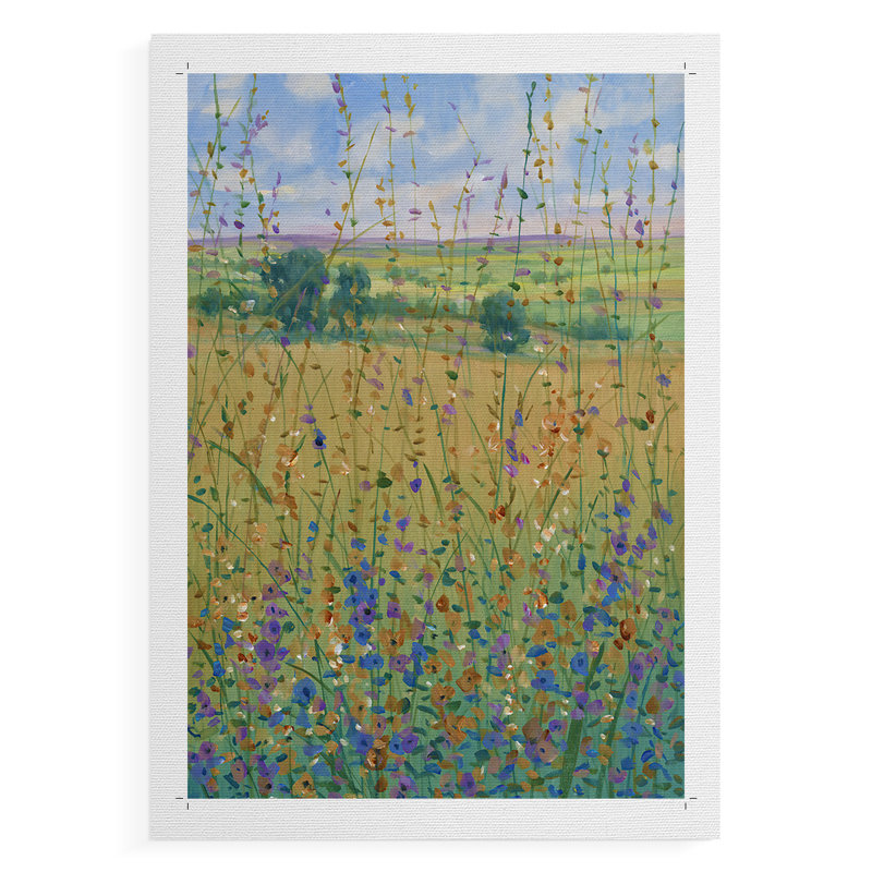 Wildflower Path I - Impression sur toile seulement - NON-CADRE, H 18 po x l 12 po