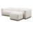 Upholstered Power Reclining L-Shaped Sectional Right Hand Facing