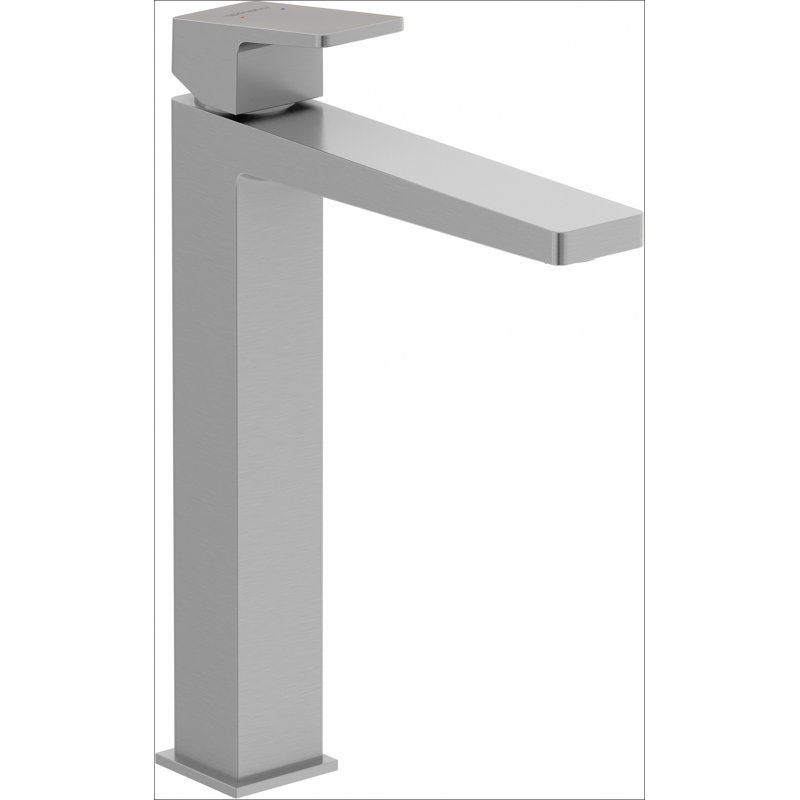 DuraSquare Vessel 1 Handle Bathroom Sink Faucet (with drain assembly), Chrome