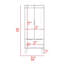 Light Oak Wooden Wardrobe With 2-Doors And 1-Drawer