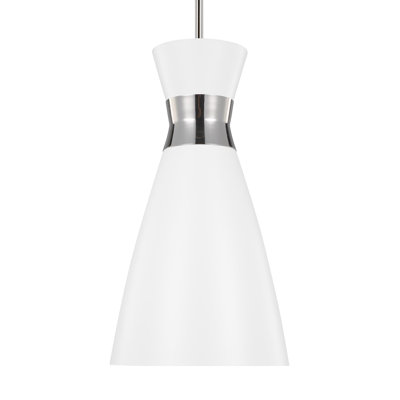 Agata Single Light Metal Steel Dimmable Pendant