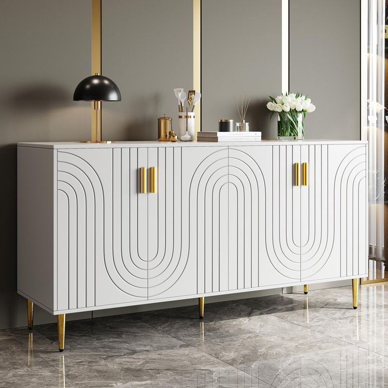 Ahlan 152cm Sideboard, White