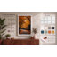 Autumn Path Through Gold Rustic - Wrapped Canvas-351504442-351504445