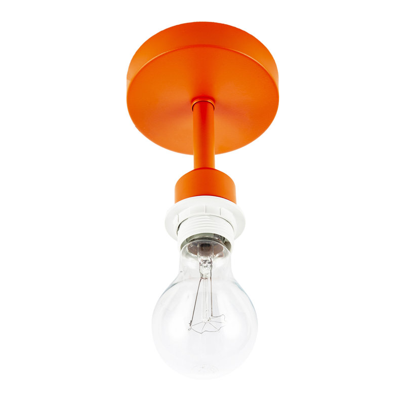 Semi Flush Mount, Orange