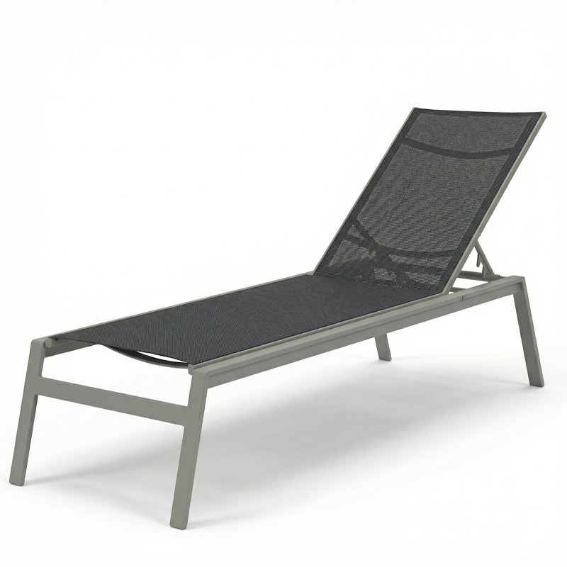 Chaise, Ninja Sling/Matte Gray