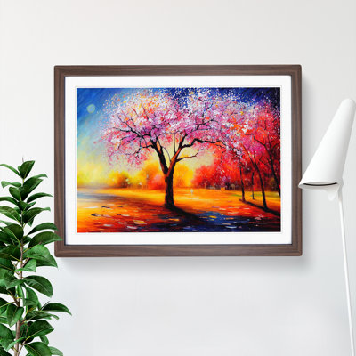 Cherry Blossom Tree Glow Vol.4 - Single Picture Frame Painting