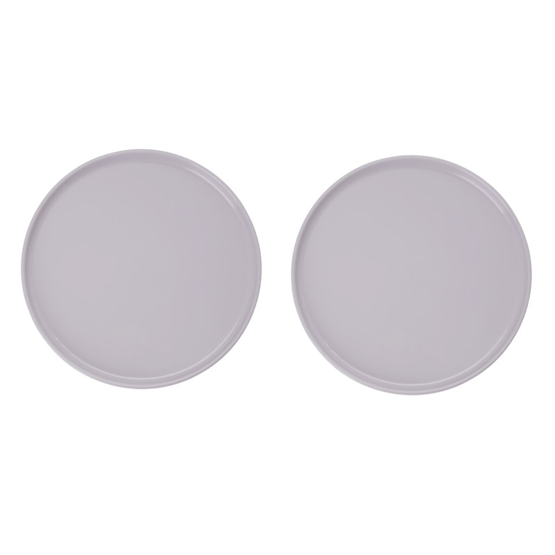 2 Plate Set | Gray, Gray