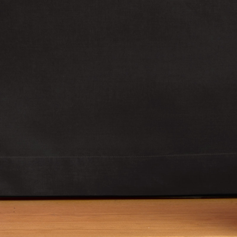 Donna Sharp Just Black Tailored Twin Bed Skirt, Twin