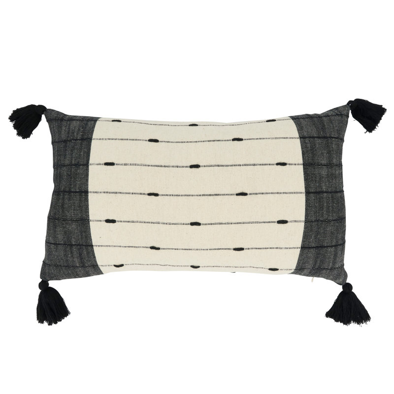 Lincoln Collection Cotton Reversible Throw Pillow, Down Blend