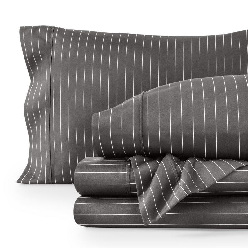 Ensemble de draps - Draps de luxe en microfibre ultra douce 1800 - Double brossage - Poches profondes - Ajustement facile