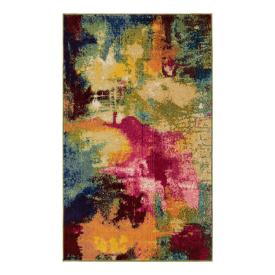 Rizer Power Loom Pink Rug