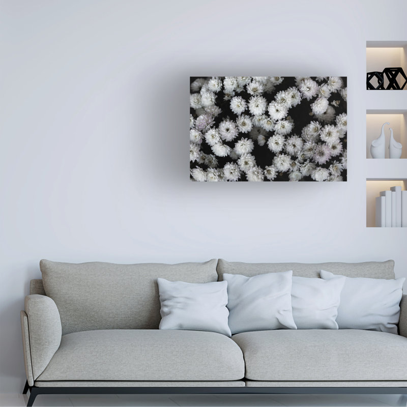 Art sur toile, jolies fleurs 3, H 12 po x l 19 po