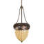 Luminaire suspendu antique en cuivre bruni à 3 lumières Southa