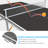Foldable Ping Pong Table, Mid-Size Table Tennis