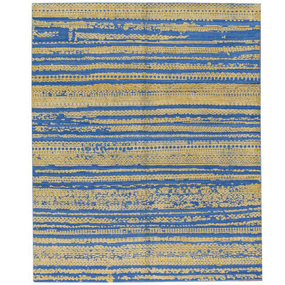 Moroccan Wool Striped Area Rug