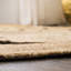 Tapis rond à motif géométrique brun-1681883208