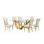 Ensemble de salle à manger rectangulaire L 78 po x l 42 po Kennise-143284093-143284091-143224508